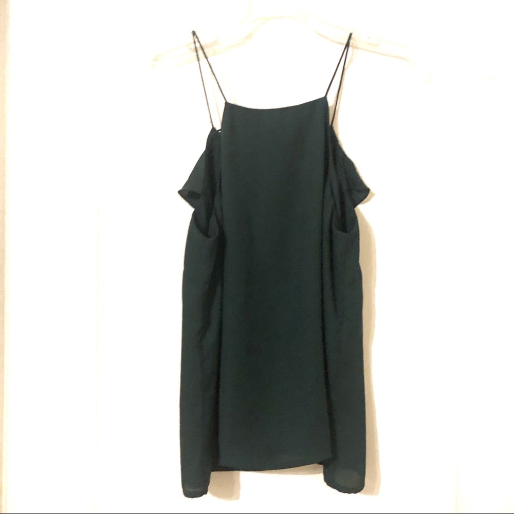 NWT Lace up Ruffle Cami - Picture 3 of 4